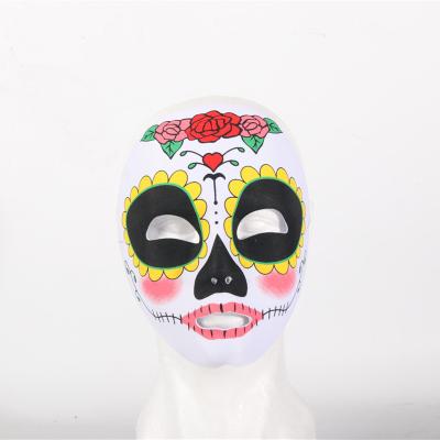 China Eco - Friendly Newcomer Multi Color Day Of The Dead Mask Halloween Mask for sale