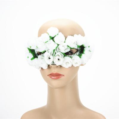 China Party Styles 2020 New Latest Design Realistic Flower Venetian Costume Party Mask for sale