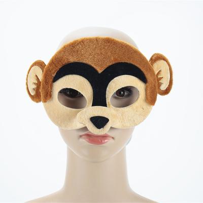 China Pile OEM Wholesale Little Monkey Party Children Kids Animal Mask for sale