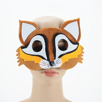 China Wholesale Red Pilou OEM Fox Party Children Kids Animal Mask for sale