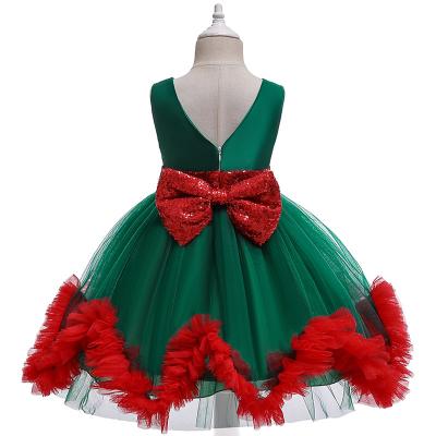 China Beautiful High Quality Colorful Christmas Party Baby Girl Princess TUTU Dress for sale