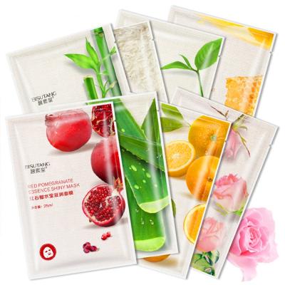 China Whitening Moisturizer Anti-acne Mask Anti-Aging Silk Light Spot Moisturizing Fruit Plant Extract Mask Nourishing Cosmetic Factory Wholesale for sale