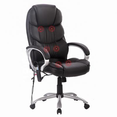 China (Size) New High Quality Adjustable 6 Vibration Massage Office Chair Computer Desk Chair for sale