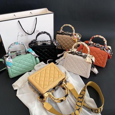 China 2021New Good Style Lady Handbags Hot Sale Women Box Lady Purse Handbags for sale