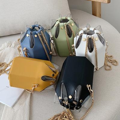 China Wholesale Fashion Ladies Handbags Fashion Bucket Bag For Women Chain Cross - Body Purses for sale