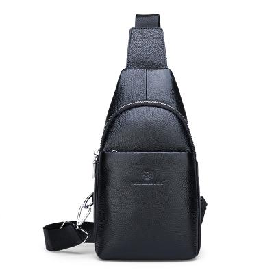 China Fashionable Genuine Leather Waterproof Cross - Body Bag Men Cross - Leather Body Bag for sale