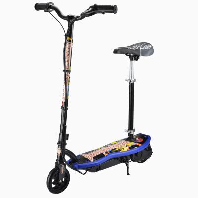 China Wholesale Price Two Wheels 120w Electric Foldable Electric Kick Scooter CE CE Electric Scooter With Seat For Kids for sale