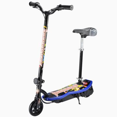 China CE Unisex Electric Fast Kick Scooter Two Wheels 120w Low Person Mobility Electric Motorcycle Scooter With Seat for sale