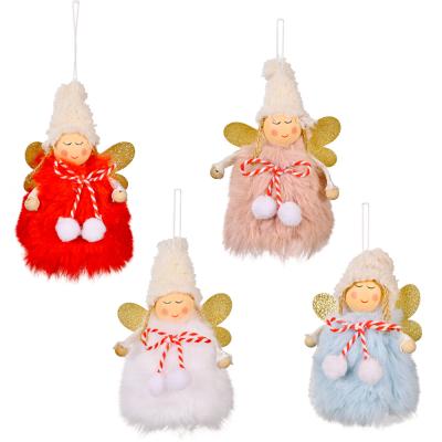 China Cute Corner Dolls Holiday Decorations Christmas Decoration Plush Hanging Christmas Tree Ornaments Wholesale for sale