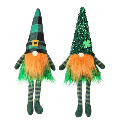 China Handmade Home Office Plush Gnomes Plush Gnomes Holiday Decoration Festival Indoor Faceless Older Irish Lucky St Patrick's Day Table Ornaments Table Ornaments for sale