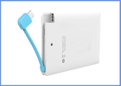 China Ultra thin cell phone credit card sized power bank  2500mAh for pocket or wallet for sale