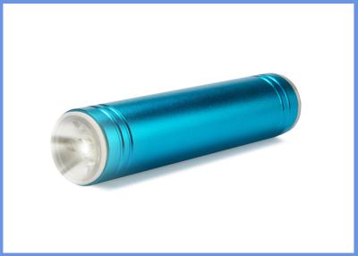 China 2600mah Cylindrical Portable Mini Power Bank With LED Light For Cellphone for sale