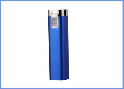 China 5V 1A Portable Tube Lipstick Power Bank 2600mAh With Digital Display for sale