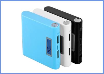 China Smartphone 18650 double usb Power Bank 12000mAh LCD Display for Camping , Traveling Emergency for sale