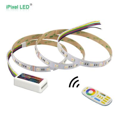 China LANDSCAPE 5 colors in 1 chip RGBWW RGB+W 6500K+WW 2500K 5050 SMD DC24V 60 led multimeter wire strip for sale