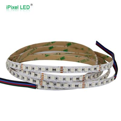 China Landscape Lighting Small 120LEDs/m 4040 RGB LED Strip , 8mm PCB RGB Led Strip for sale