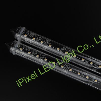 China LANDSCAPE 360 view dmx control rgbw led meteor tube light for sale