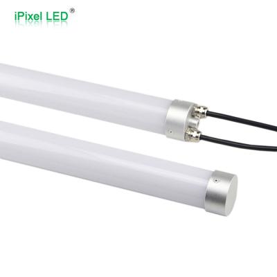 China Hotel Led Pixel Tube RGB 3D DMX 40mm Diameter Milky White Tube for sale