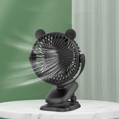 China Hotel New Arrival Portable Fan With Clamp USB Battery Operated Personal Fan Suitable For Baby Car Home Office School Outdoor for sale