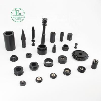 China Cheap Custom Service Plastic Enclosure Plastic Machined Lead Screw Black CNC Machining Plastic Parts for sale