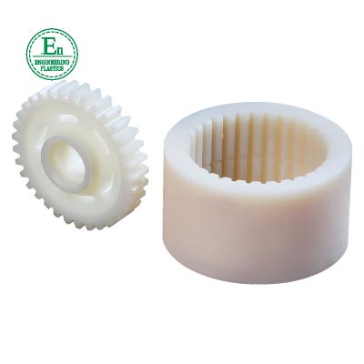 China Custom Inner Gear Nylon CNC Ring Gear Wear Resistance Industrial / Auto Inner Tooth High Hardness for sale