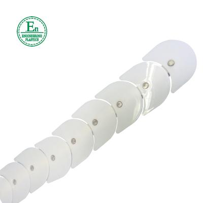 China White color plastic sushi chain uhmw pe injection molding hotels flat surface color plastic conveyor chain for sale