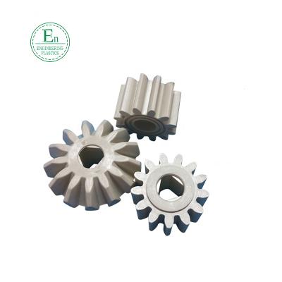 China Manufacturer Custom Plastic Gear Part PEEK Good Abrasion Resistance Industrial Helical Gears for sale