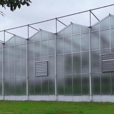 China Easily Assembled Windproof Polycarbonate Agricultural Outdoor Greenhouse For Sale for sale