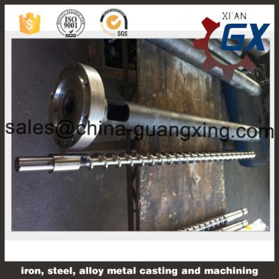 China Single extruder vented screw barrel for compounding pelleting for sale