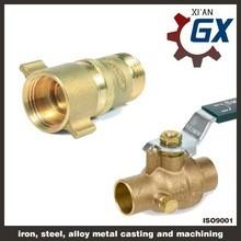 China Cast NPT Full Port Private Label on Handle Male Thread Brass Ball Valve for sale