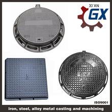 China Buy Sewer Heavy Duty Ductile Iron Square And Round Manhole Cover And Frame En124 d400 for sale