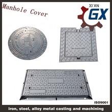 China GX Provide Casting Circular Sealed Manhole Cover for Gas Station for sale