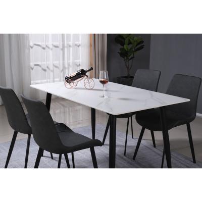 China New modern longevity dining table chipped stone dining table with for sale