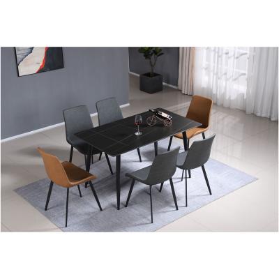 China Longevity hot sale delfone sintered stone dining table for sale