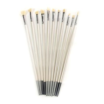 China For Painting Professional Watercolor Paint Brushes Manufacturer Set 11Pieces Gouache Art Painting Brush for sale