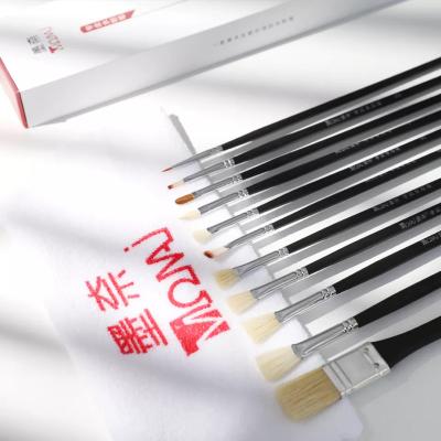 China Art Paintbrush Pen Brushes Miniature Detail Paint Brushes Oil Acrylic Details Brushes Long Handle Round Small Watercolor Artists Paint Brush for sale