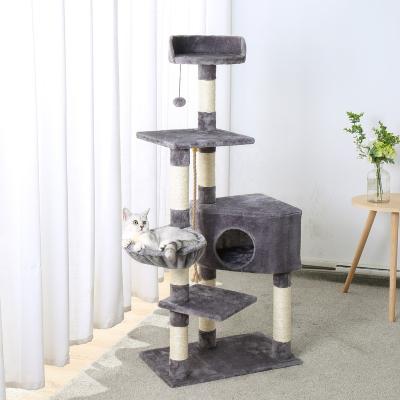 China Warehouse Stocked Cat Tree Tower Free Shipping Modern Cat Tree Scratcher Cat Climbing Tree from USA for sale