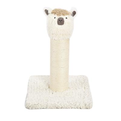 China Cat Furniture Unique Design Alpaca Bradypode Sisal New Viable Sample Cat Tree Post Fur 2021 For Cats Toys Interactive Pet Toys Daily for sale