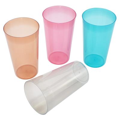 China 4Pcs Bpa Material PP Coffee Reusable Home Hard Plastic Free Color Food Grade Tea Eco Friendly Hot Selling Cup Drinking Mug For Sublimation for sale