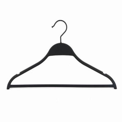 China Traditional Manufacturer Coat Hanger Plastic Wholesale Coat Hanger For Suit Jacket T-shirt for sale