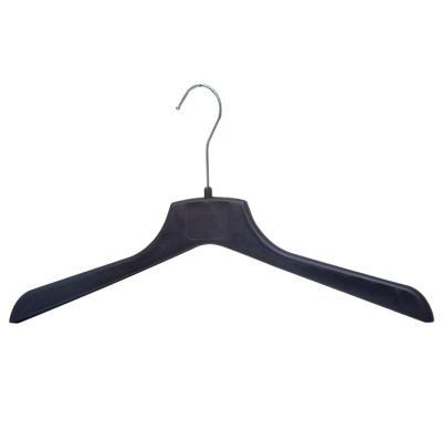 China 6013C 46.5cm plastic coat hanger silp coat hanger multifunctional clothing hanger for sale