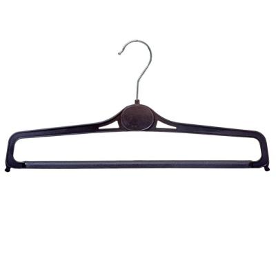 China Modern Wholesale Customized Plastic Trouse Hanger Man and Woman Trouser Hangers for sale