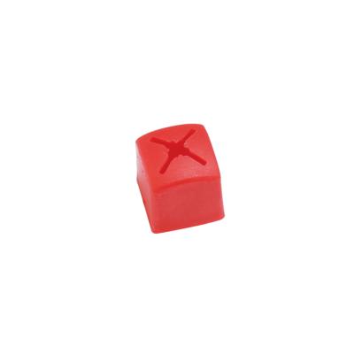 China Traditional Manufacturer Hanger Size Red Plastic Cubes for Hanger Tags for sale