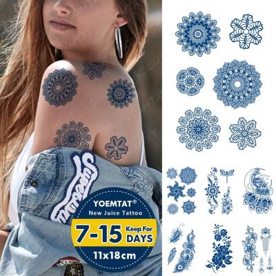 China Latest Gardenia Ink Custom Artificial Tattoo Temporary Sticker Semi Permanent Tattoos for sale