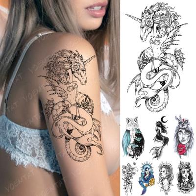 China Amazon 2022 Latest Men Women Temporary Durable Body Temporary Tattoo Sticker for sale