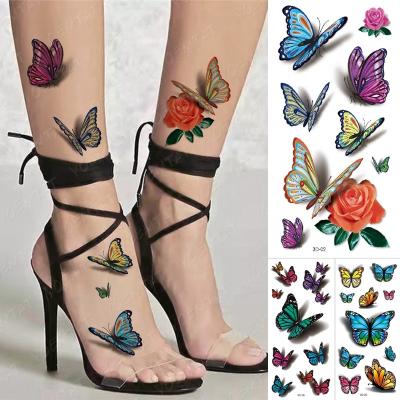 China Beaten Ebay Temporary Amazon Selling Beautiful Women Sexy Butterfly Tatoo Temporary Tattoo Sticker for sale