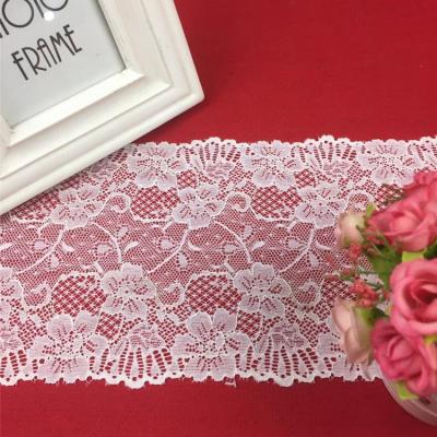 China Viable Viable White French Lace Fabric Flower Lace for sale