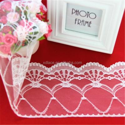 China Sustainable Sustainable French Nylon Lace Trim Decorative for sale