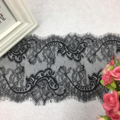 China Sustainable Sustainable New Design Wholesale Eyelash Lace Up Trim For Clothes for sale