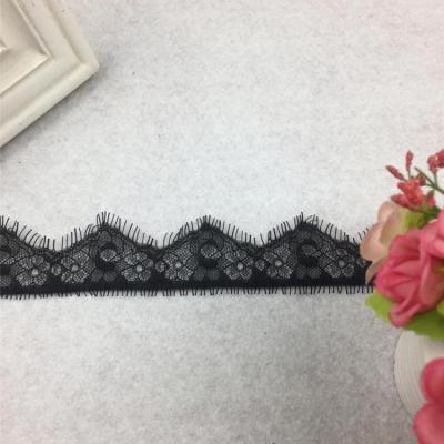 China Golden Long Lasting Knit New Eyelash Nylon Lace Underwear Small Decorative Lace for sale